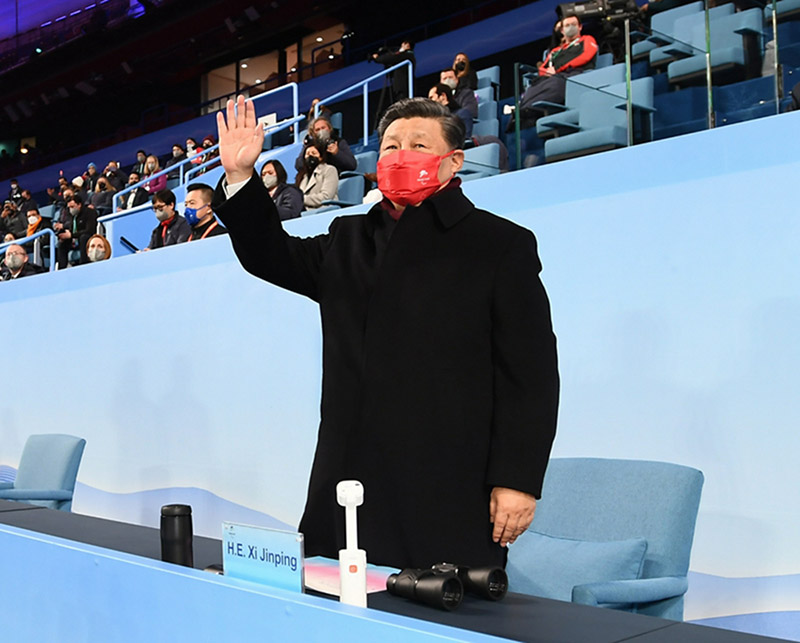 Си Цзиньпин 2022 жыл?ы Бейж??дег? ?ыс?ы Паралимпиада ойындарыны? жабылу салтанатына ?атысты