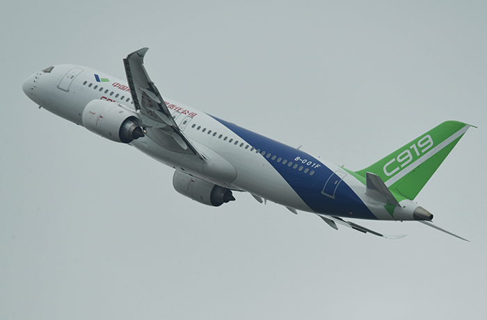 Отанды? C919 ?лкен жолаушылар ?ша?ы ал?аш рет ?ытайды? аэро?арыш к?рмес?нде к?рсет?лд?