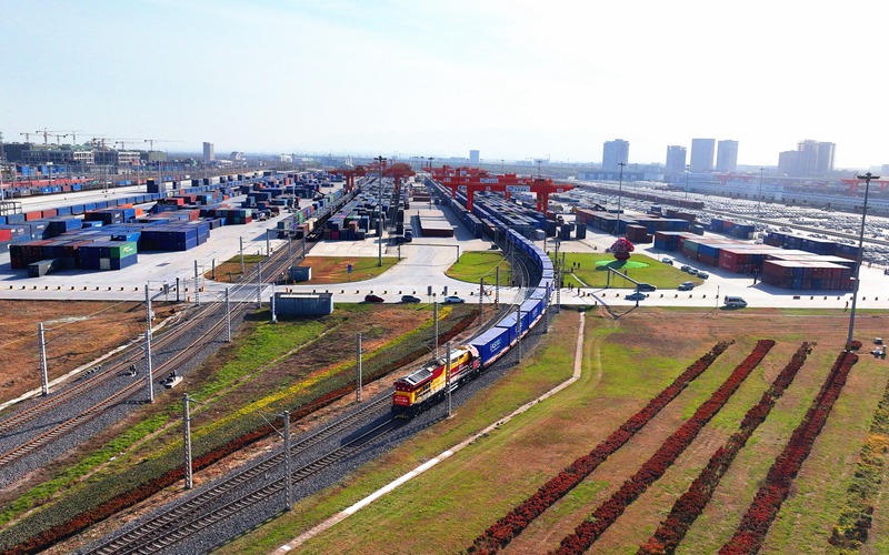 ?ытай-Еуропа (Сиань) пойызы б?к?л ел бойынша тасымалдау к?лем?н?? т?рттен б?р?н иеленд?