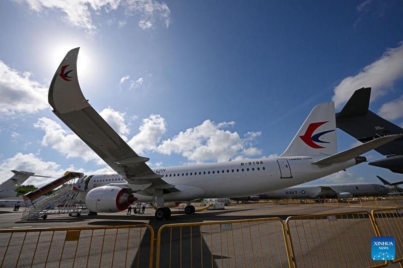 ?ытай жаса?ан C919 ж?не ARJ21 жолаушылар ?ша?ы Сингапур ?уе к?рмес?не ?ойылды