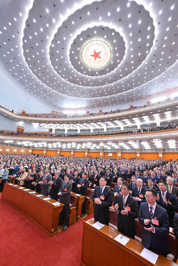 Т?ра?а Си Цзиньпин CPPCC XIV ?лтты? комитет?н?? ек?нш? сессиясыны? жабылу жиынына ?атысты