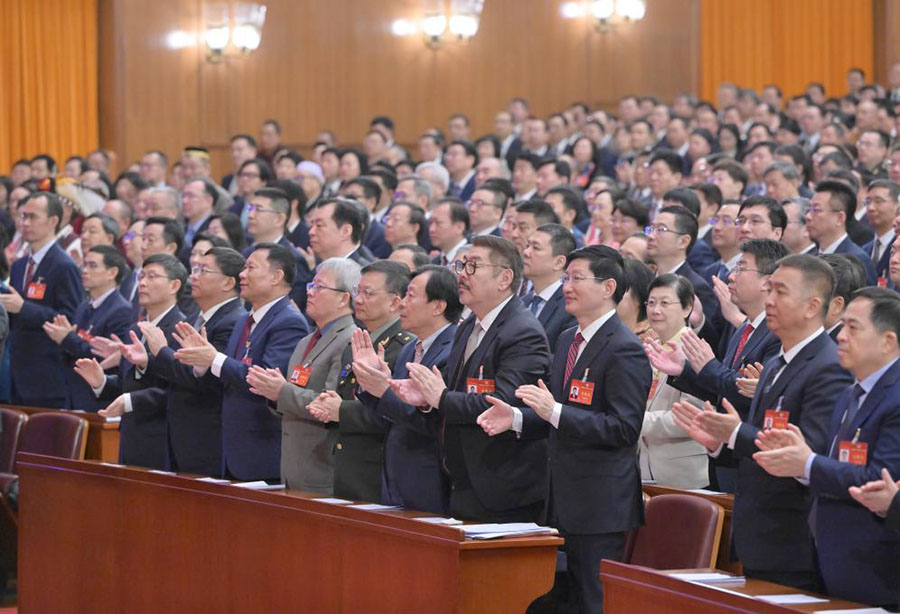 Т?ра?а Си Цзиньпин CPPCC XIV ?лтты? комитет?н?? ек?нш? сессиясыны? жабылу жиынына ?атысты