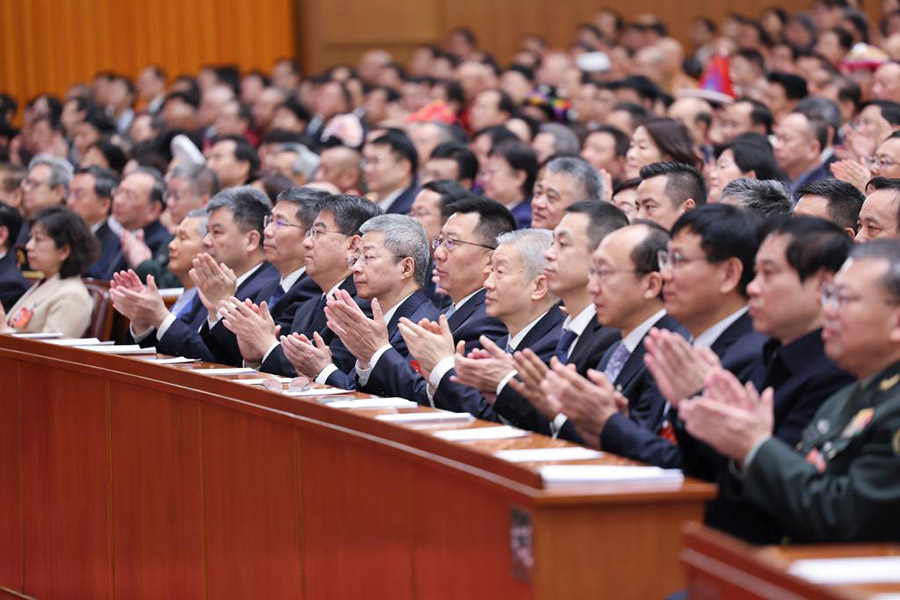 Т?ра?а Си Цзиньпин CPPCC XIV ?лтты? комитет?н?? ек?нш? сессиясыны? жабылу жиынына ?атысты