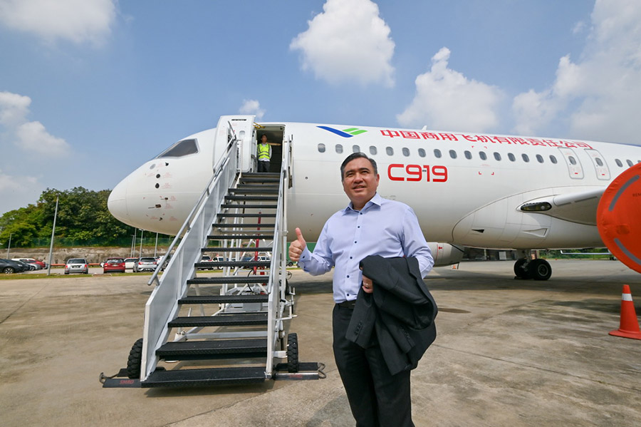 ?ытайды? отанды? коммерциялы? ?ша?тары ARJ21 ж?не C919 Малайзияда бой к?рсетт?