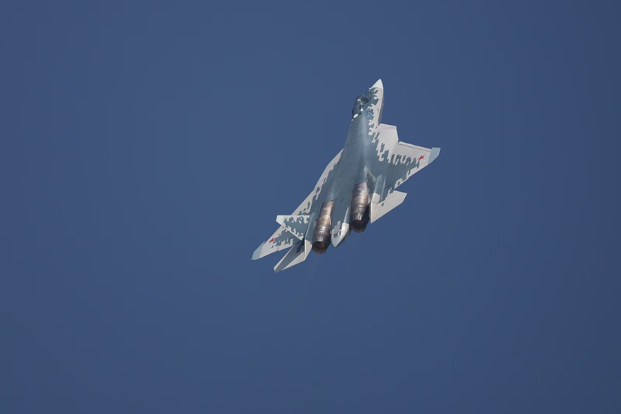 Ресейл?к СУ-57 жасырын жой?ышы Чжухайда ал?аш?ы ?шу дайынды?ын? бастады