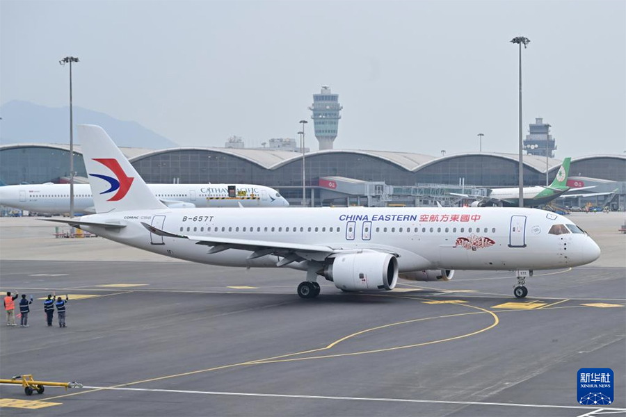 Отанды? ?р? C919 ?ша?ы Шанхай мен Сянган арасында т?ра?ты коммерциялы? рейстерд? ашты